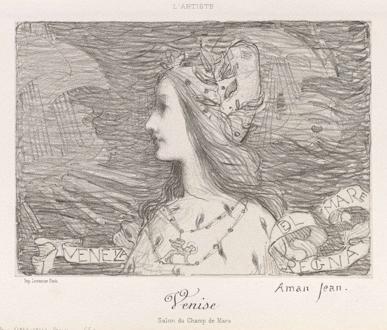 Venetsia, 1892. tekijältä Edmond François Aman Jean