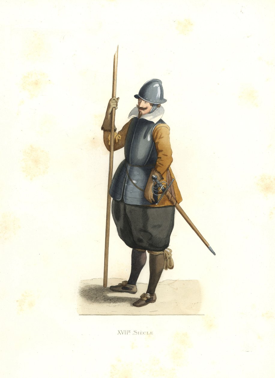 Pikeman, Ranskan Flanderi tekijältä Edmond Lechevallier Chevignard