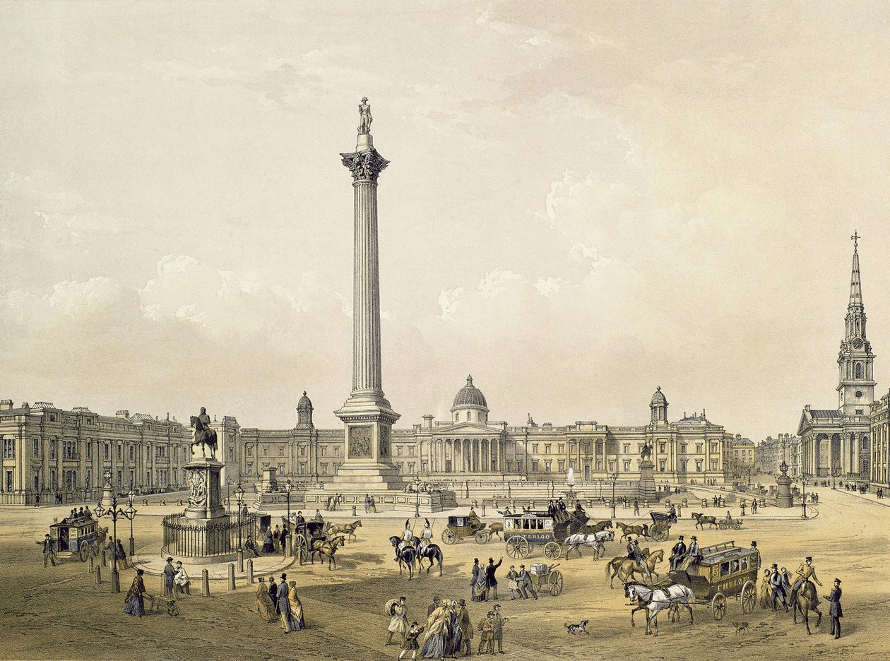 Trafalgar Square, National Gallery ja St. Martin