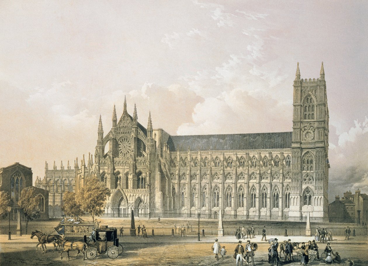 Westminster Abbey, pubi. 1852 tekijältä Edmund Walker