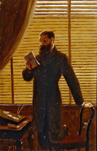 Vanhat ajat (öljyä aluksella) tekijältä Edmund Blair Leighton