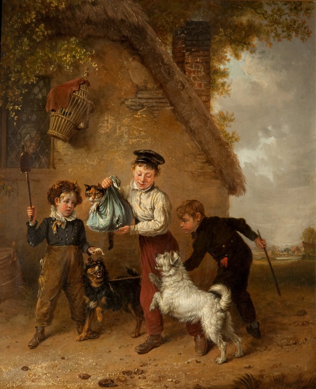 Pahuus (öljy paneelissa) tekijältä Edmund Bristow