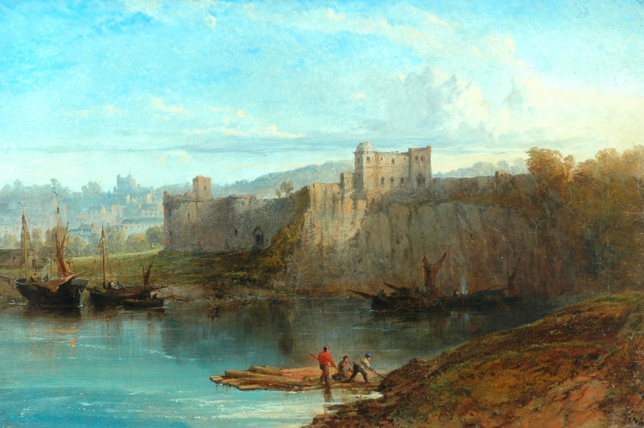 Chepstow Castle On The Wye, 1872 tekijältä Edmund John Niemann