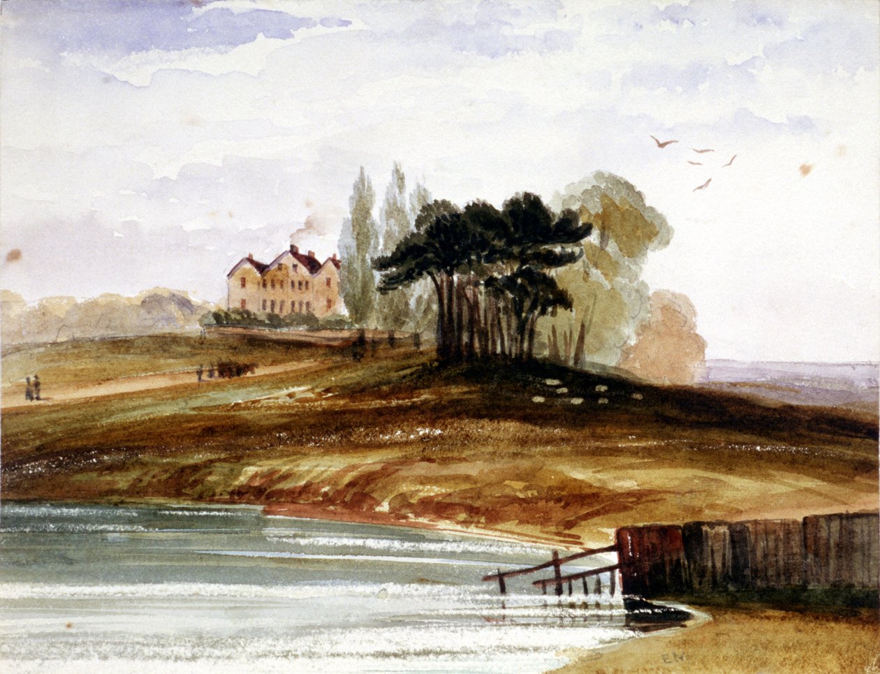 Hampstead Heath, Hampstead, Lontoo, 1836 tekijältä Edmund Marks