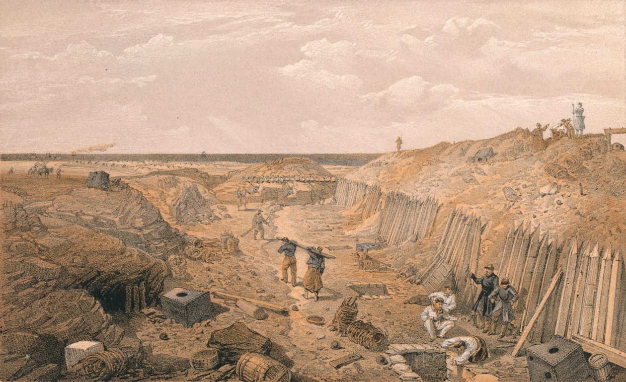 Bastion Du Matin oja, 1856 tekijältä Edmund Walker