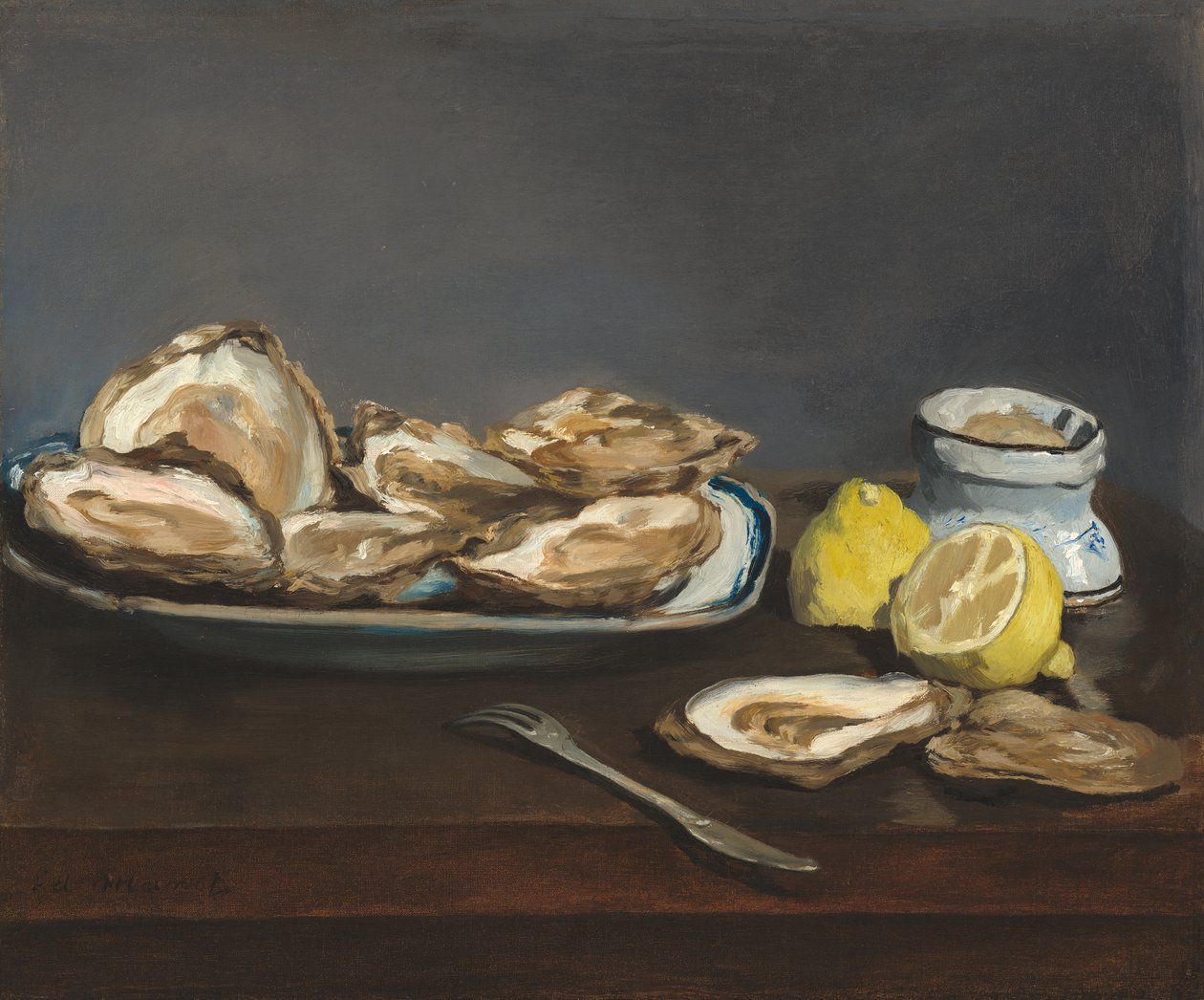 Osterit, 1862 tekijältä Édouard Manet