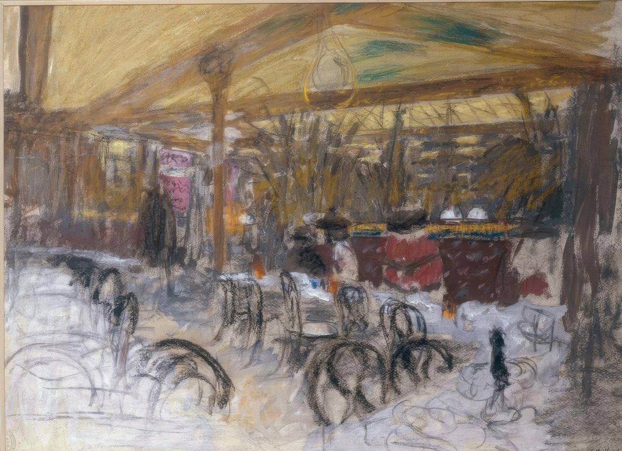 Le Café Wepler tekijältä Edouard Vuillard