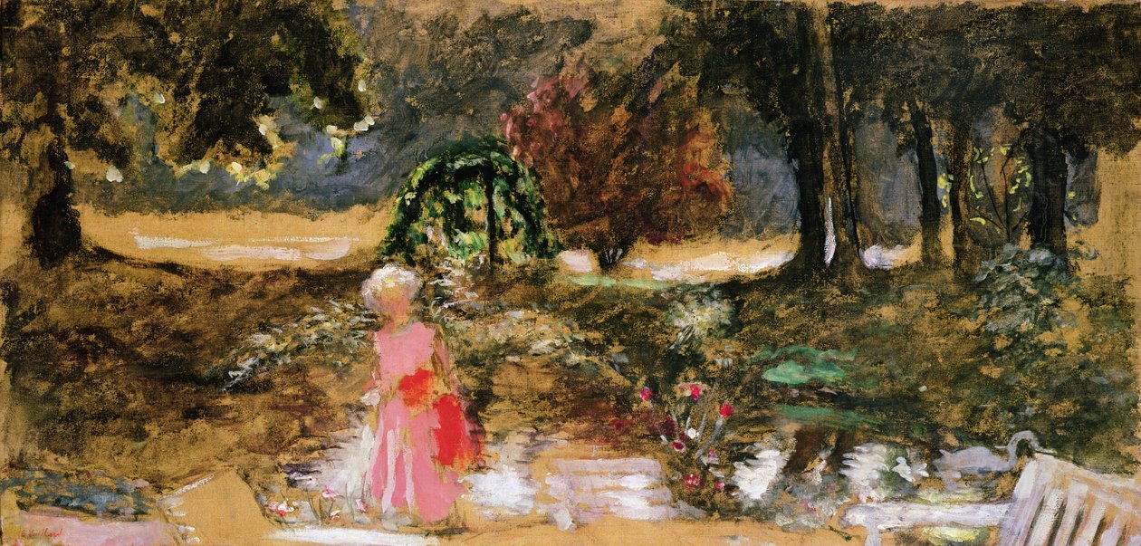 Äiti ja lapsi puistossa tekijältä Edouard Vuillard