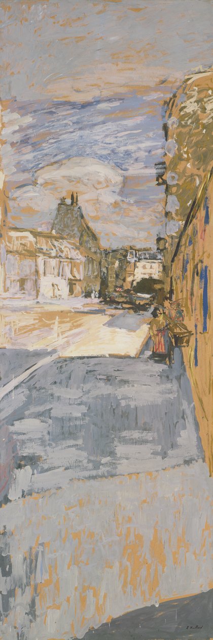 Rues de Paris (paneeli 2 6:sta), noin 1908. tekijältä Edouard Vuillard
