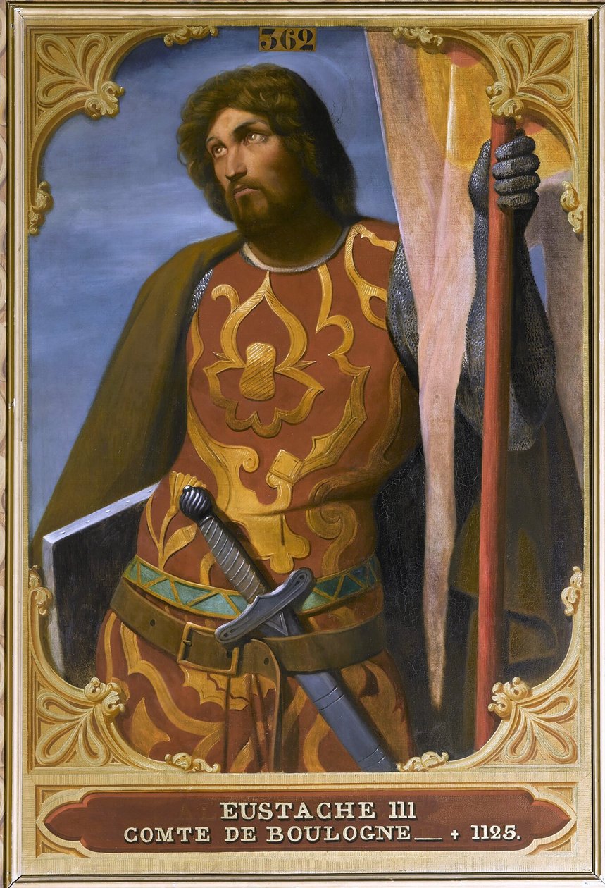 Eustace III, Boulognen kreivi, 1844. tekijältä Édouard Alexandre Odier