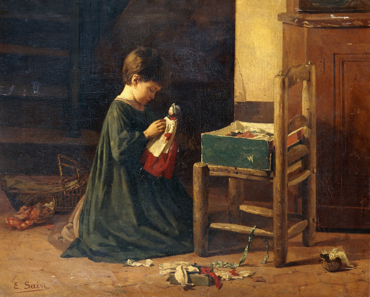 Nuken pukeminen, tekijältä Edouard Alexandre Sain