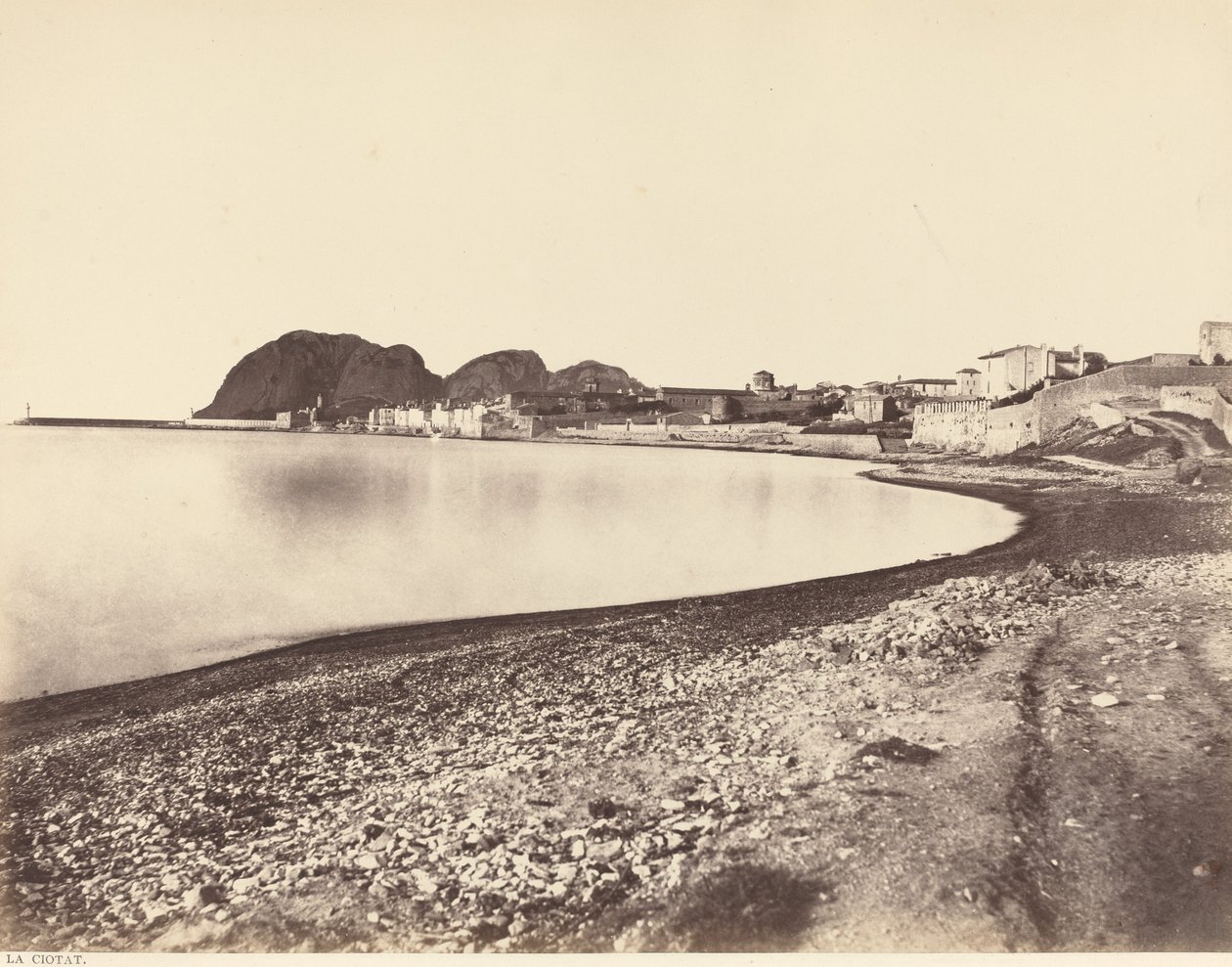 Ciotatissa, noin 1860. tekijältä Édouard Baldus