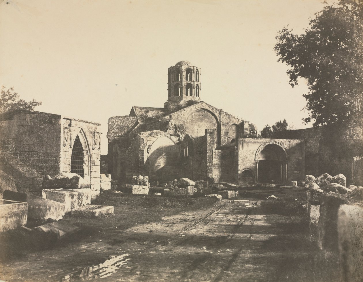 Saint-Honorat, Prés dArles, 1853. tekijältä Édouard Baldus