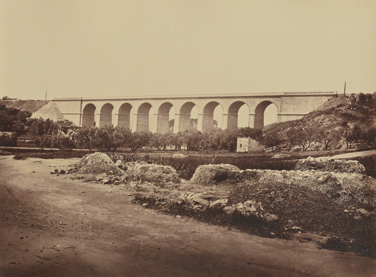 Bandolin viadukti. tekijältä Édouard Baldus