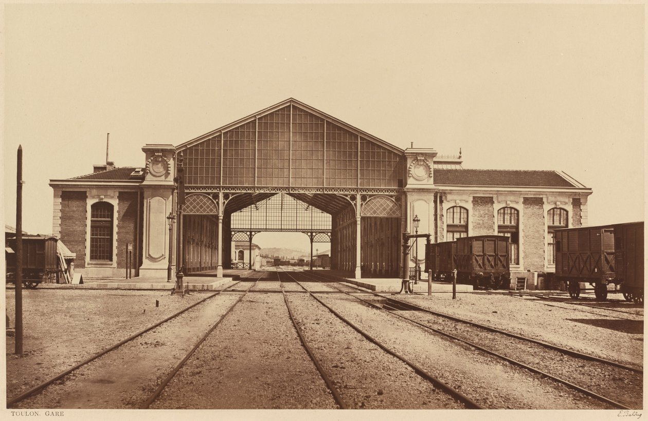 Toulon, Gare (Toulon, rautatieasema) tekijältä Edouard Denis Baldus