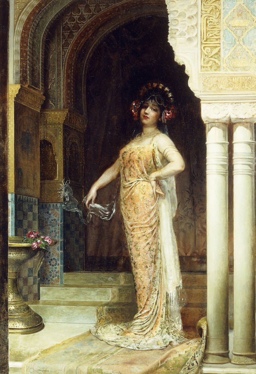 Odaliski; L"Odalisque, tekijältä Edouard Frederic Wilhelm Richter