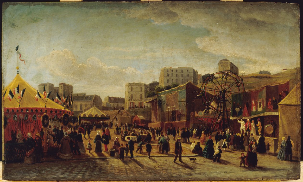Tivoli, Place Saint-Pierre, Montmartre tekijältä Edouard Hubert