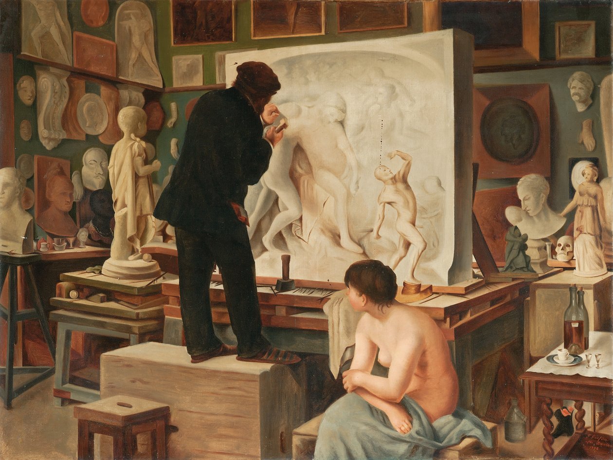 Isäni studio tekijältä Edouard Joseph Dantan