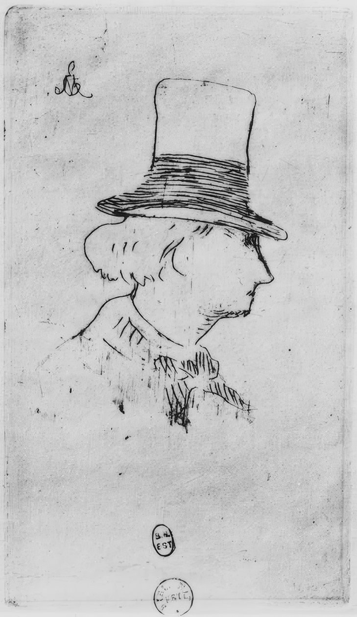 Baudelaire hatulla tekijältä Édouard Manet