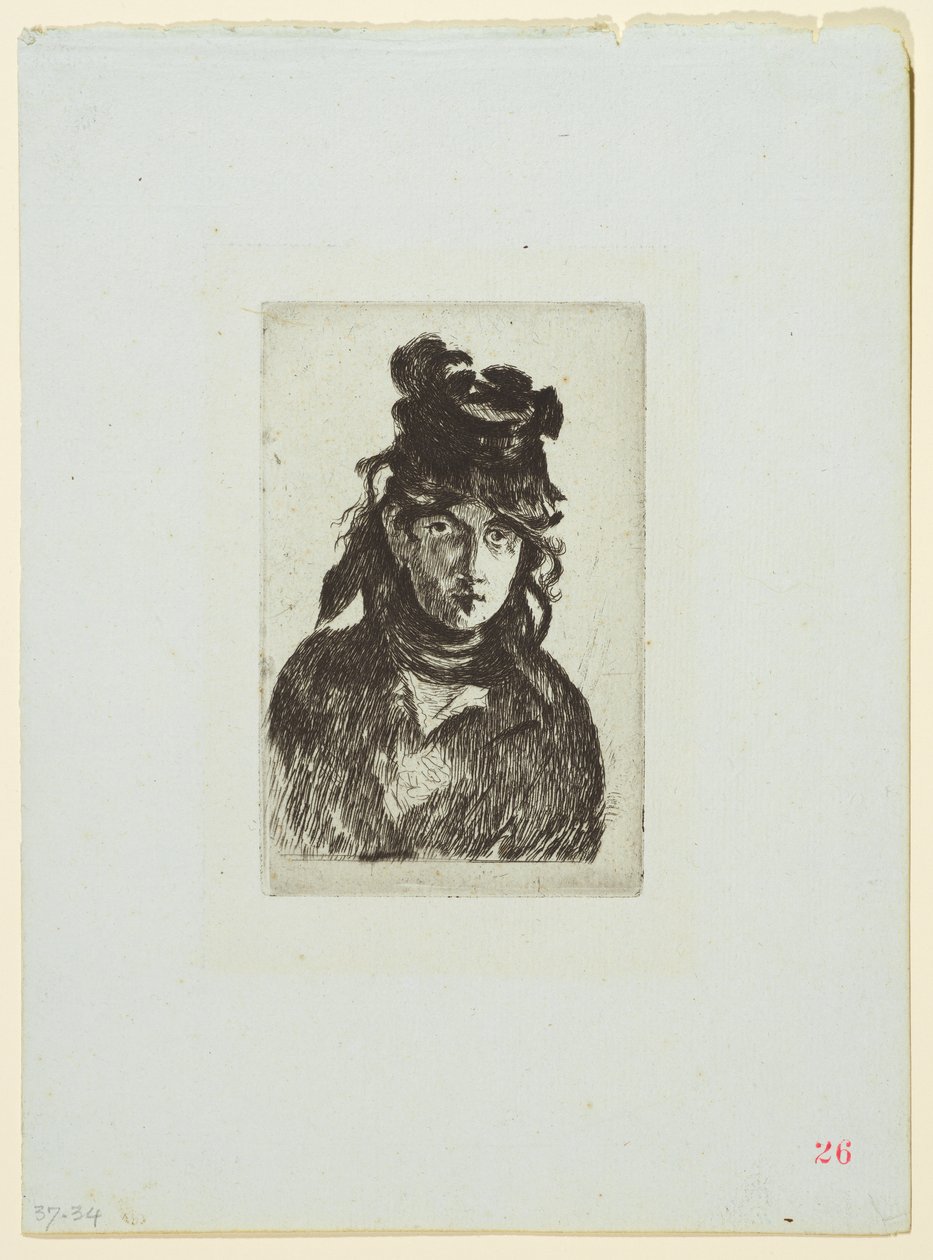 Berthe Morisot tekijältä Édouard Manet