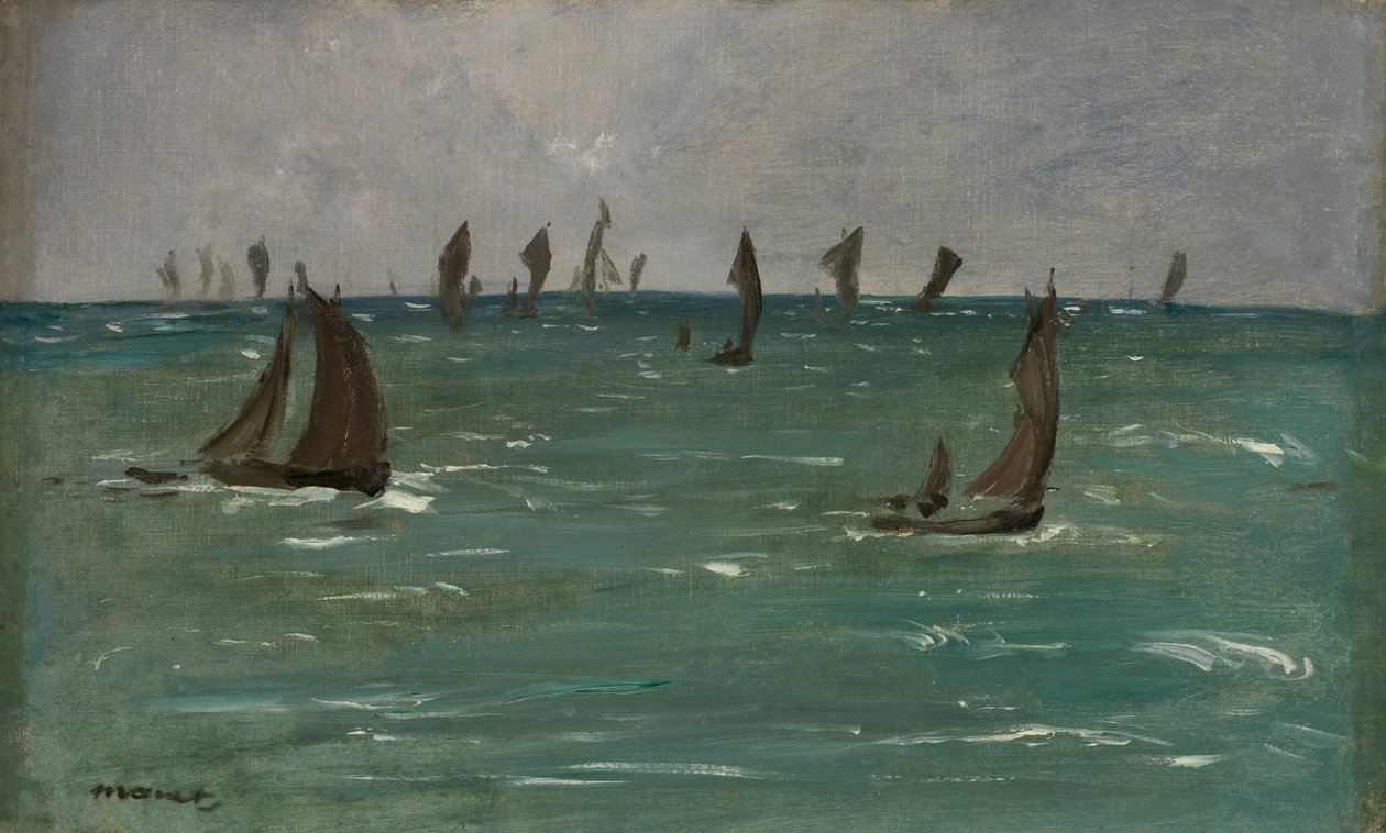 Veneitä Berck-sur-Merissä tekijältä Édouard Manet