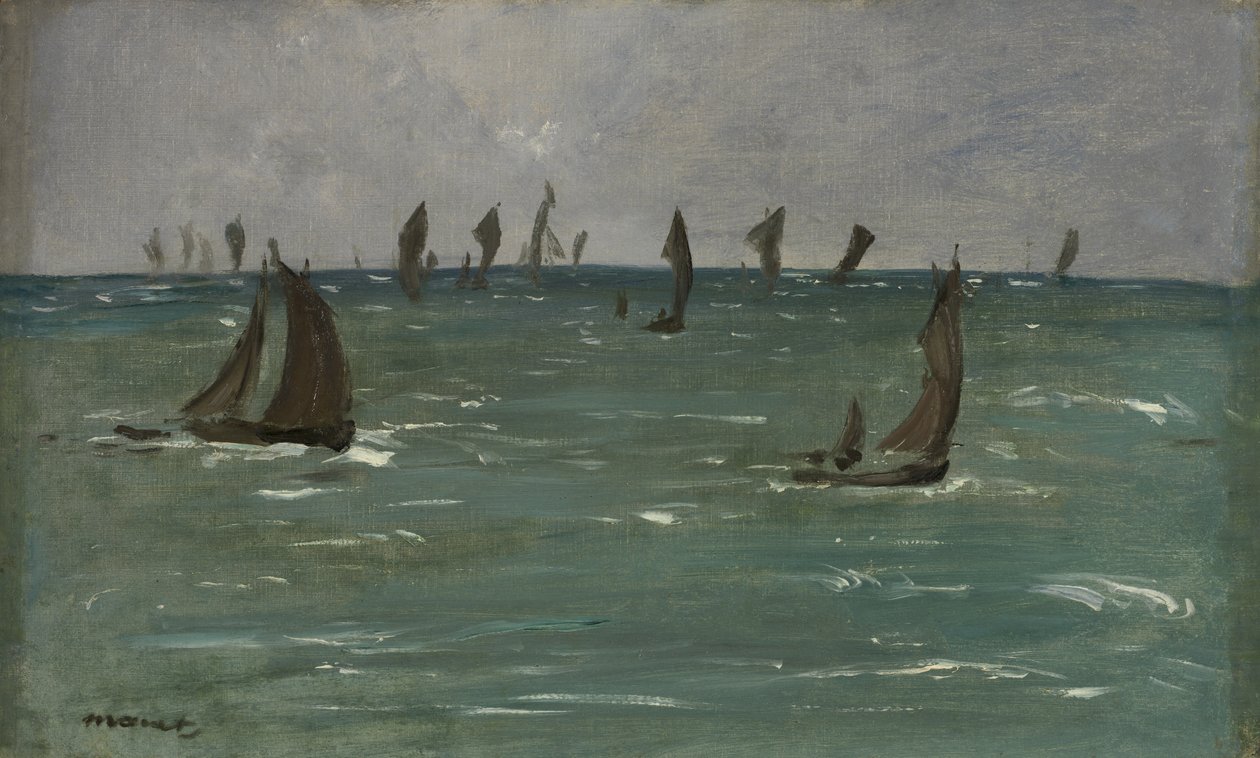 Veneitä Berck-sur-Merissä tekijältä Édouard Manet