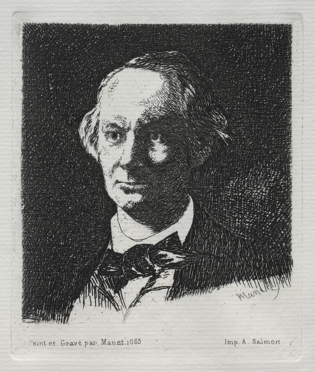 Charles Baudelaire, 1869. tekijältä Édouard Manet
