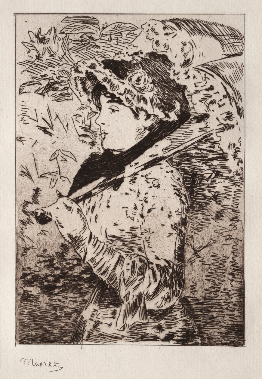 Jeanne: Kevät. tekijältä Édouard Manet