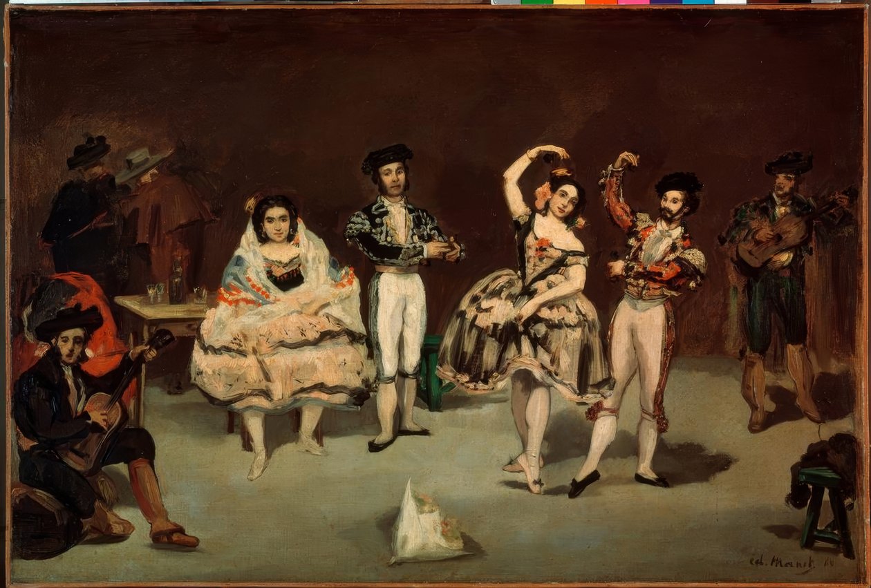 espanjalainen baletti tekijältä Édouard Manet