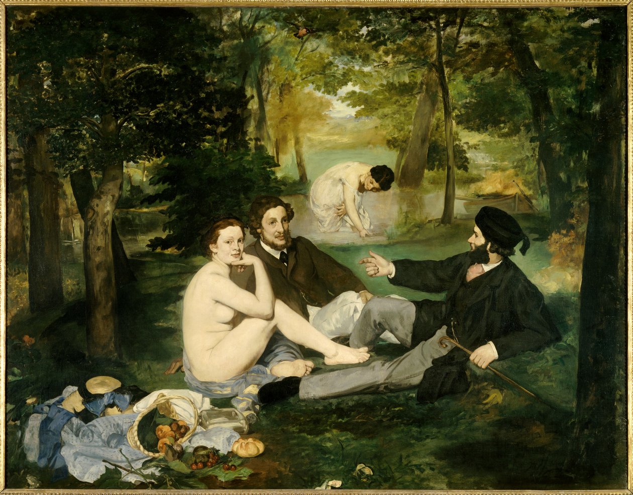 Lounas nurmikolla tekijältä Édouard Manet