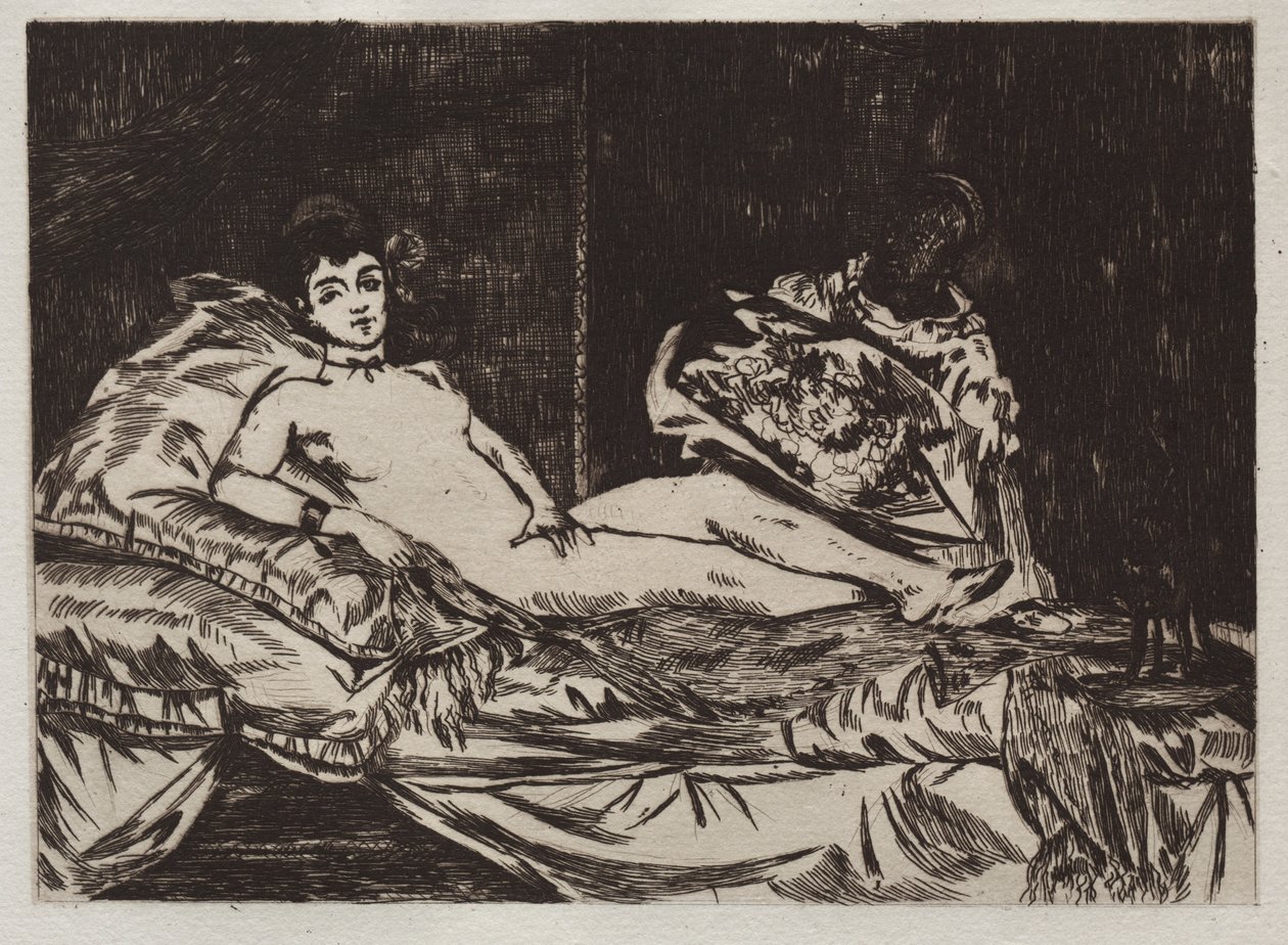 Olympia. tekijältä Édouard Manet