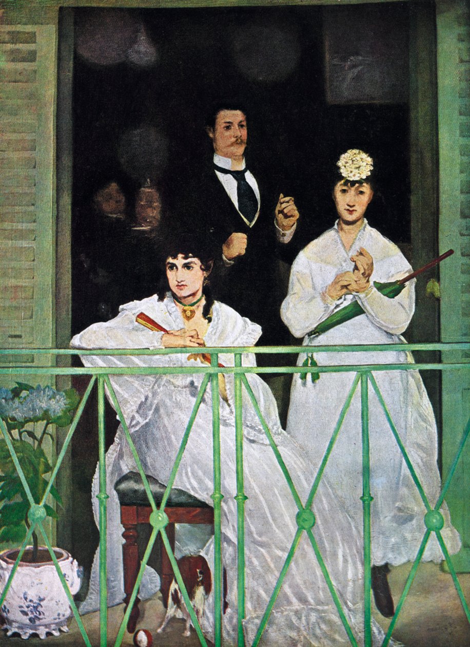 Parveke, 1868-1869. tekijältä Édouard Manet