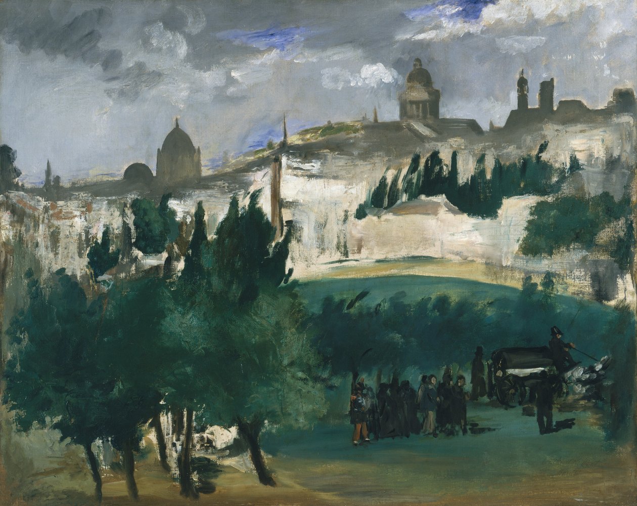 Hautajaiset, n. 1867. tekijältä Édouard Manet