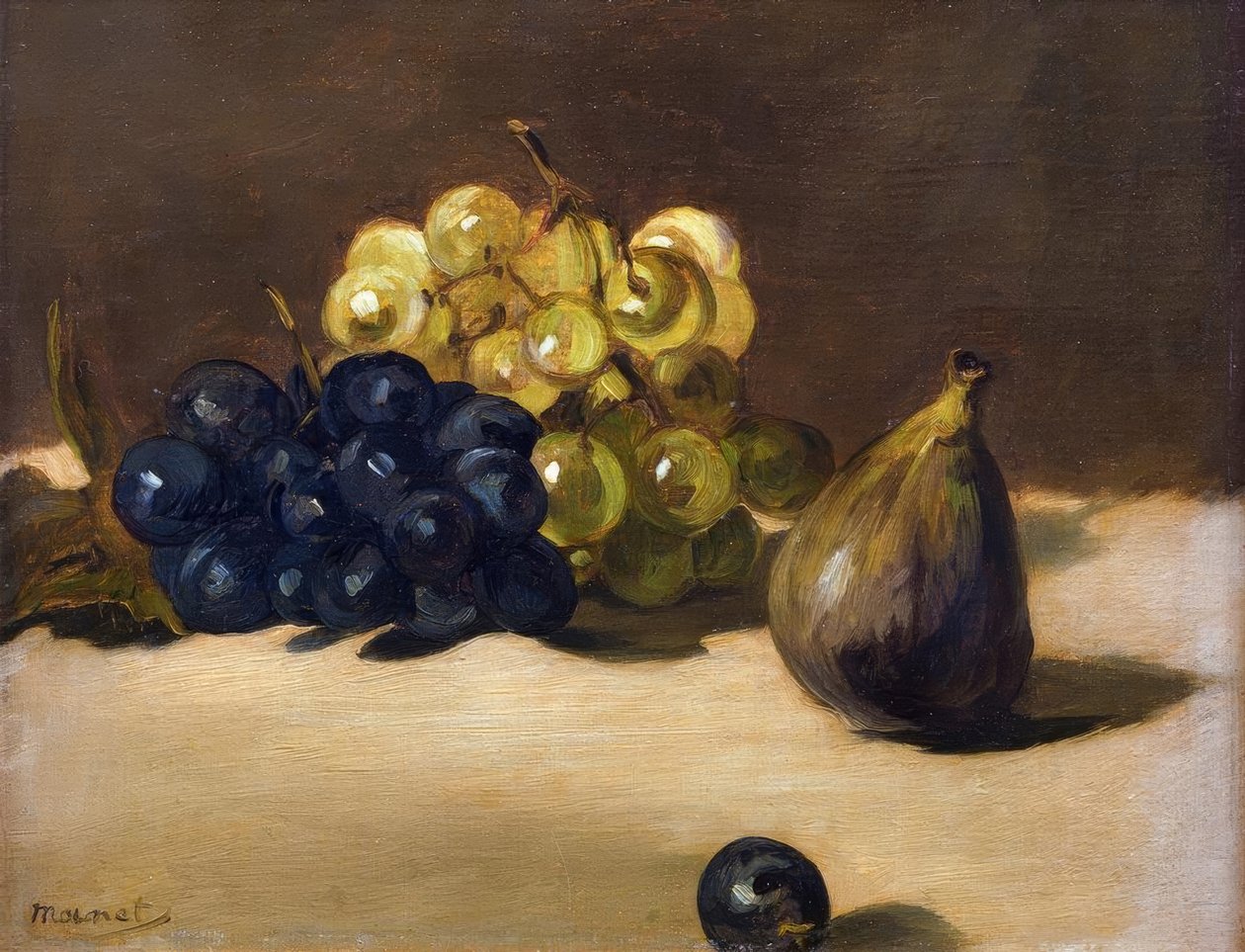 Rypäleet ja viikuna tekijältä Édouard Manet