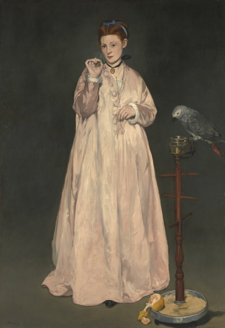 Nuori nainen vuonna 1866, 1866. tekijältä Édouard Manet