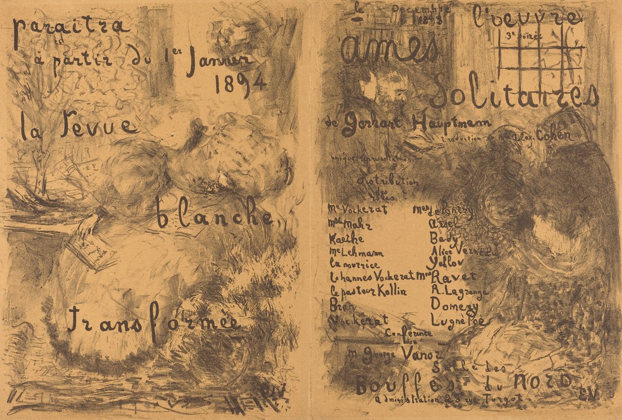 Yksinäiset sielut, 1893. tekijältä Edouard Vuillard