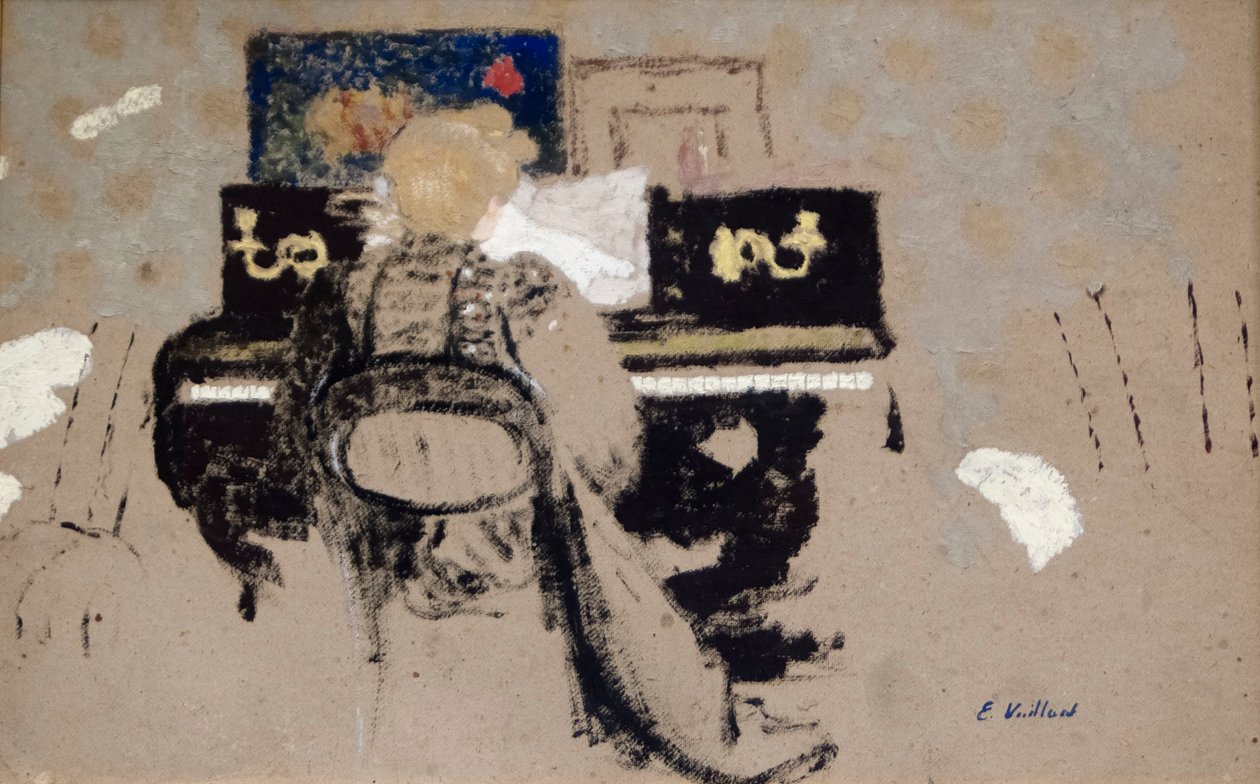 Pianon luona tekijältä Edouard Vuillard