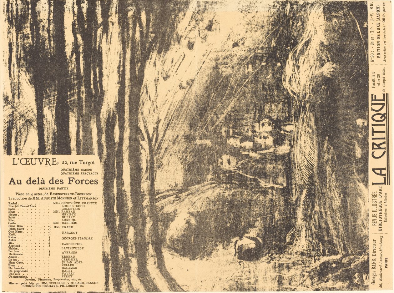 Ihmisvoimien ulkopuolella, 1897. tekijältä Edouard Vuillard