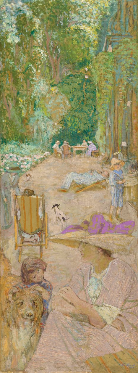 Cricqueboeufin paviljonkeissa 1911. tekijältä Edouard Vuillard