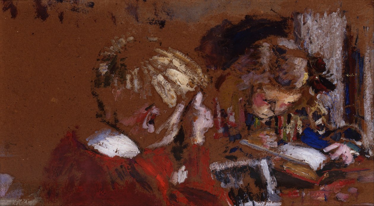 Lapset lukemassa tekijältä Edouard Vuillard