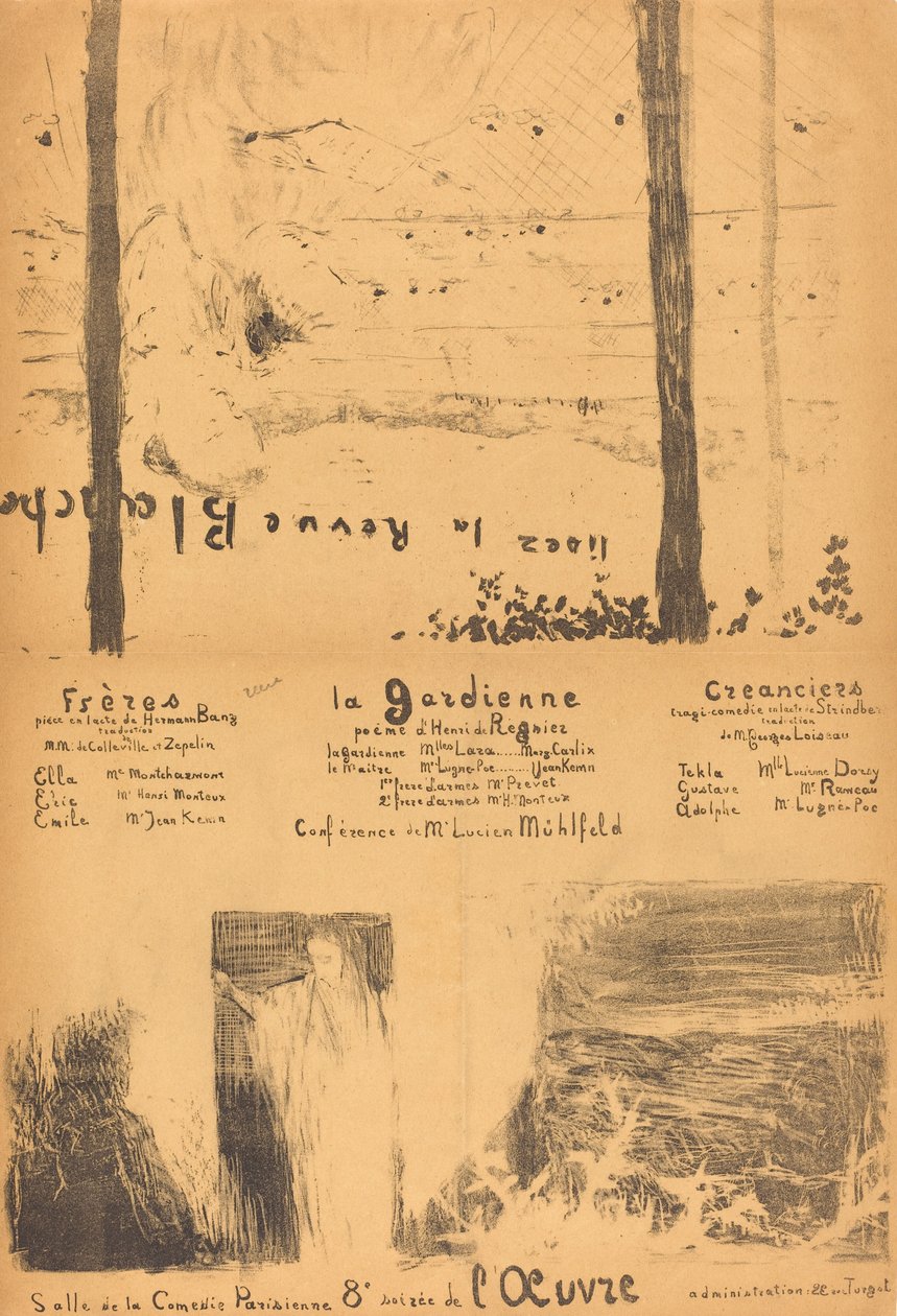 Brothers, The Guardian, Velkojat, 1894. tekijältä Edouard Vuillard