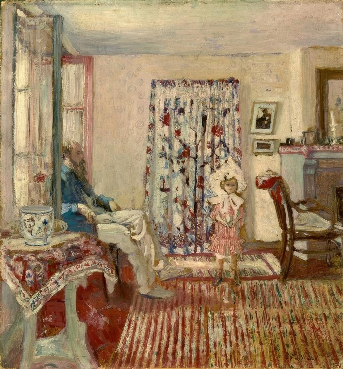 K.–X. Roussel ja Tochter tekijältä Edouard Vuillard