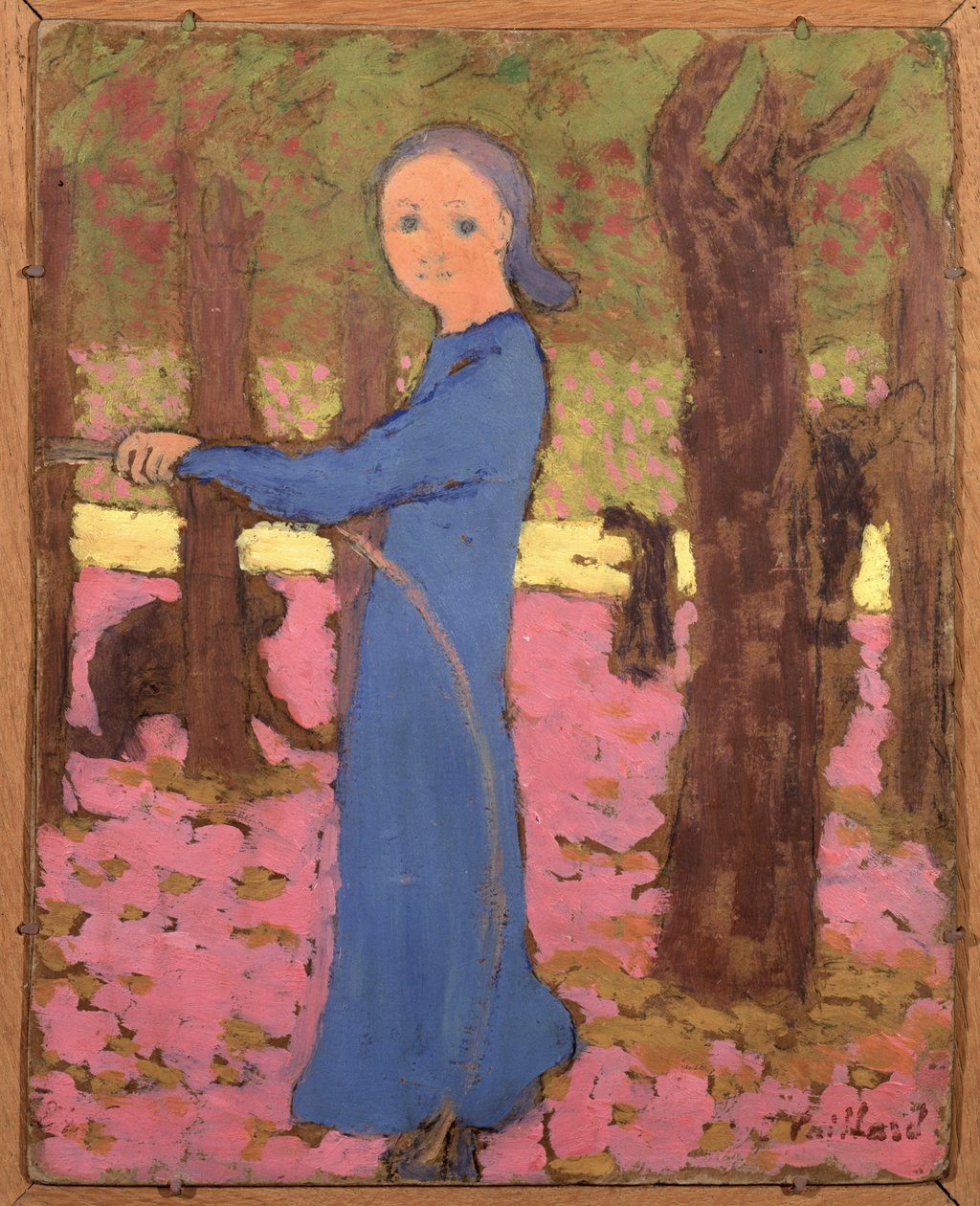 Tyttö vanteella, noin 1891. tekijältä Edouard Vuillard