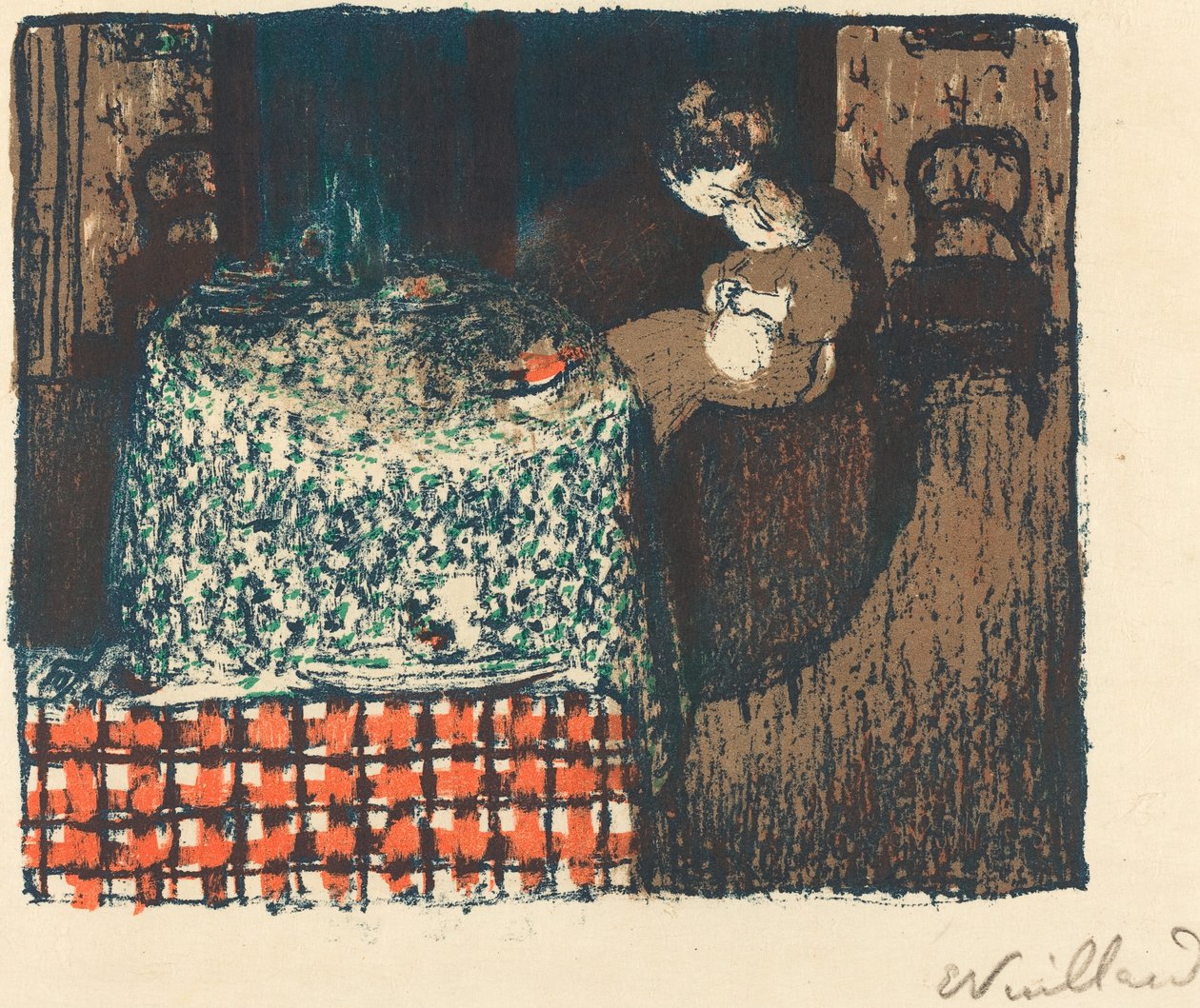 Äitiys, 1896. tekijältä Edouard Vuillard