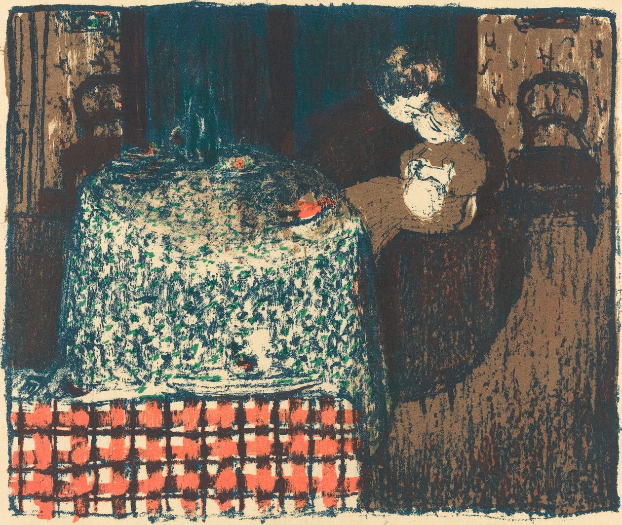 Äitiys, 1896. tekijältä Edouard Vuillard