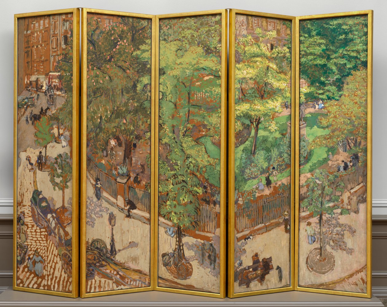 Ventimiglia-aukio, 1911. tekijältä Edouard Vuillard