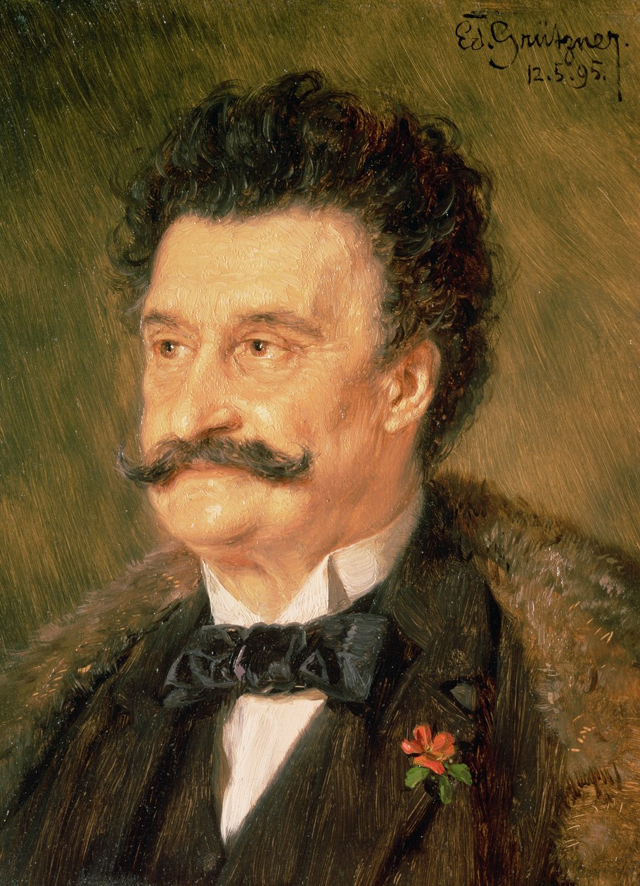 Johann Strauss nuorempi, 1895 tekijältä Eduard von Grutzner