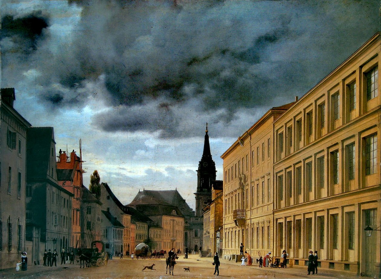 Saksa: Klosterstraße Klosterstraße tekijältä Eduard Gaertner