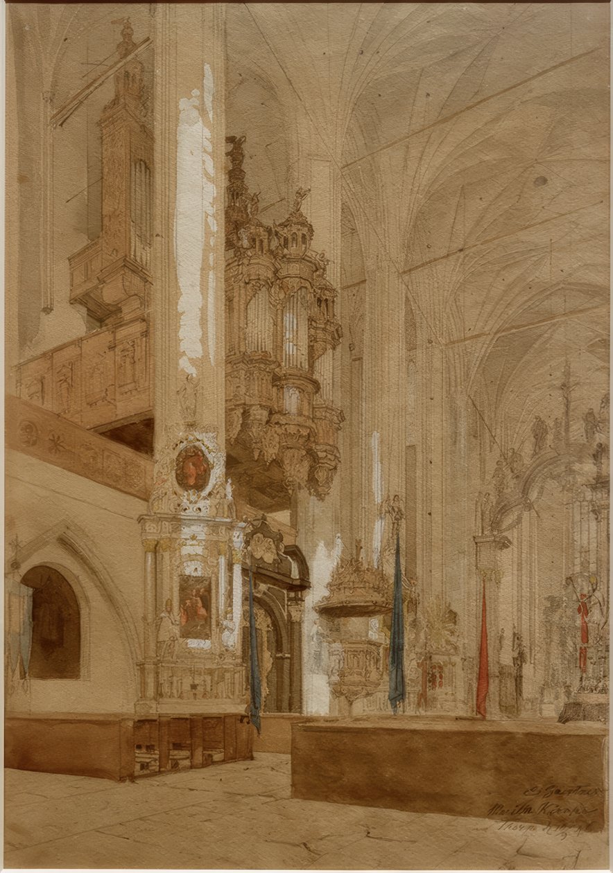 Marienkirche zu Thorn tekijältä Eduard Gärtner