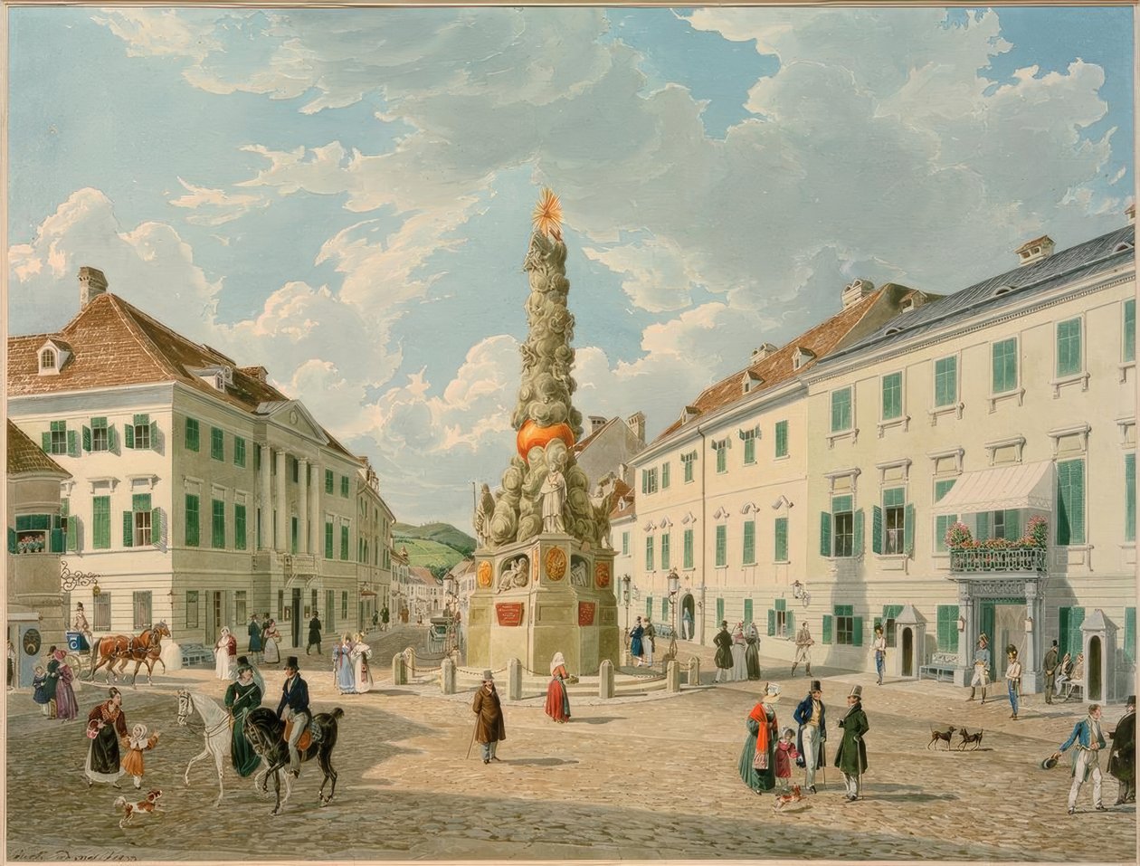 Hauptplatz. tekijältä Eduard Gurk